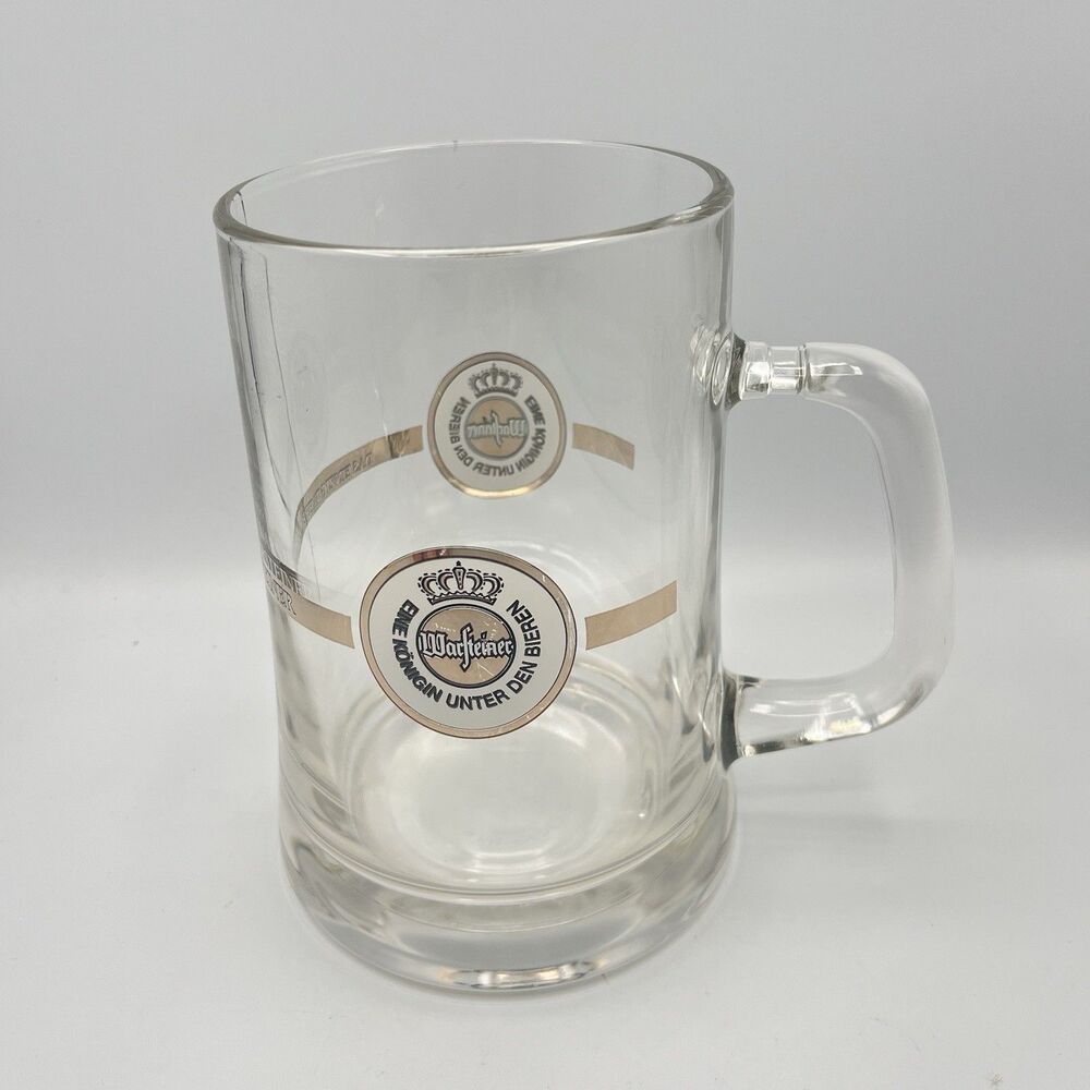 Warsteiner Glass Pint Tankard Glass Germany